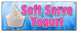 Soft Serve Yogurt Banner