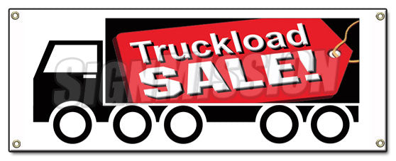 Truckload Sale Banner
