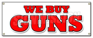 We Buy Guns Banner