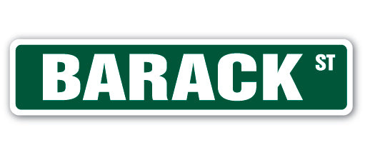 Barack Street Vinyl Decal Sticker