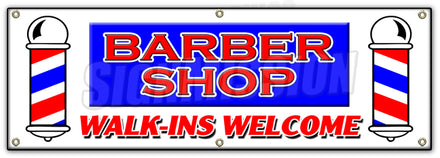 Barber Shop Walk-Ins Wel Banner