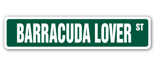 Barracuda Lover Street Vinyl Decal Sticker