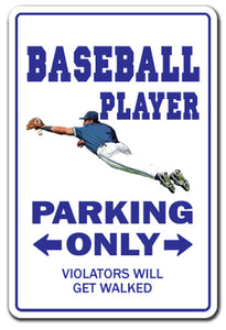 BASEBALL PLAYER Sign