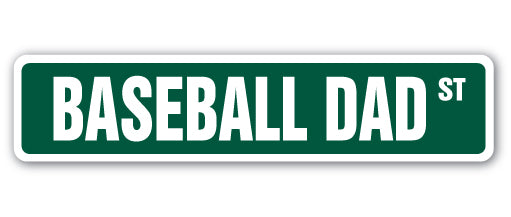 Baseball Dad Street Vinyl Decal Sticker