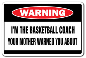 I'm The Basketball Coach Vinyl Decal Sticker