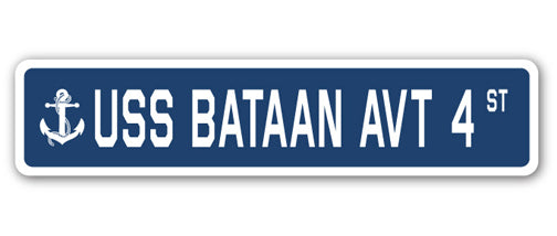 USS BATAAN AVT 4 Street Sign
