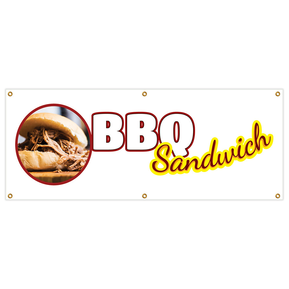Bbq Sandwich Banner