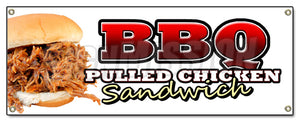 Bbq Pulled Chicken Sandwic Banner