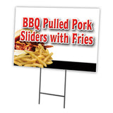 BBQ PULLED PORK SLIDERS FRIES
