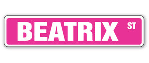 BEATRIX Street Sign