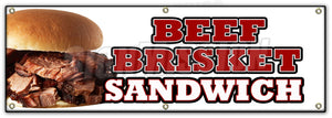 Beef Brisket Sandwich Banner