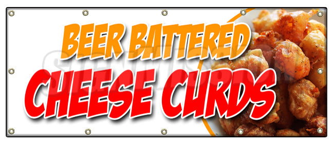 Beer Battered Cheese Cur Banner