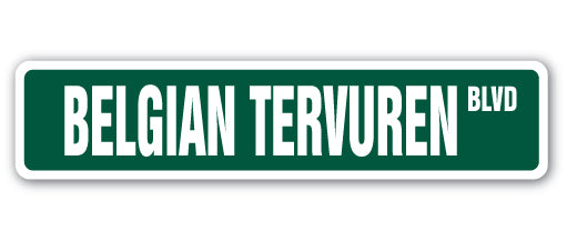 Belgian Tervuren Street Vinyl Decal Sticker