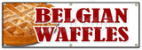 Belgian Waffles No Straw Banner