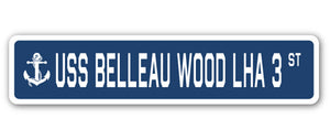 USS Belleau Wood Lha 3 Street Vinyl Decal Sticker