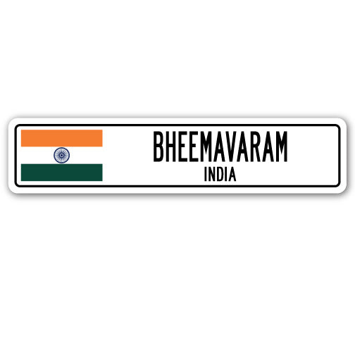 BHEEMAVARAM, INDIA Street Sign