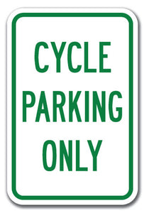 Cycle Parking Only