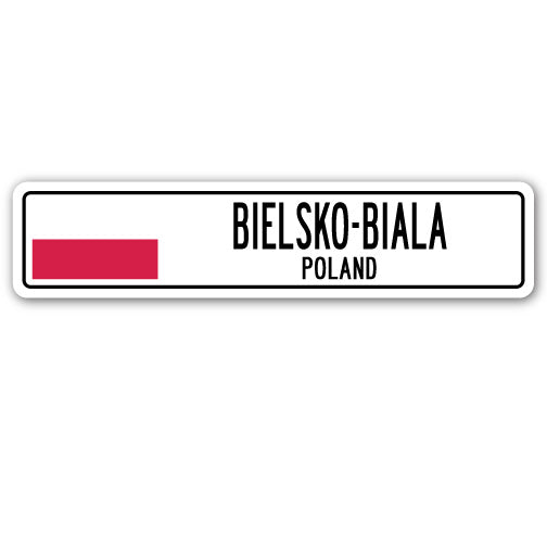 BIELSKO-BIALA, POLAND Street Sign