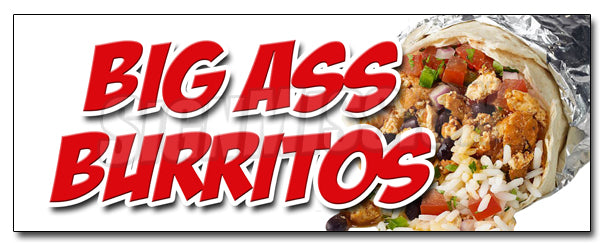 Big A Burritos Decal