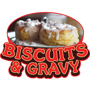 Biscuits & Gravy Die Cut Decal