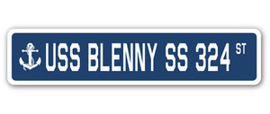 USS Blenny Ss 324 Street Vinyl Decal Sticker