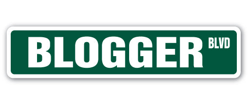 BLOGGER Street Sign