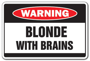 Blonde with Brains