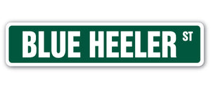 BLUE HEALER Street Sign