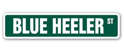 BLUE HEALER Street Sign