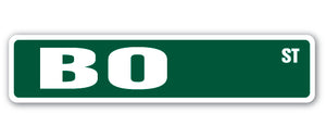 BO Street Sign