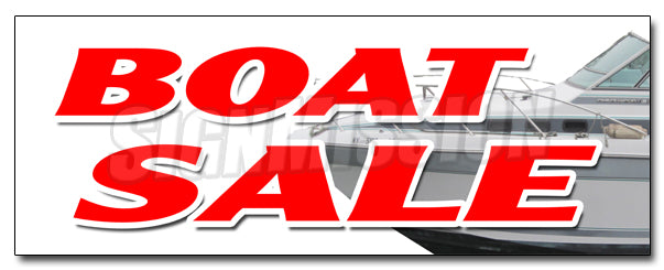 Boat Sale Decal