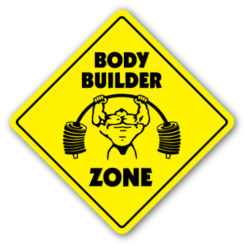 Body Builder Zone Vinyl Decal Sticker