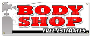 Body Shop Free Estimates Banner