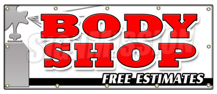 Body Shop Free Estimates Banner