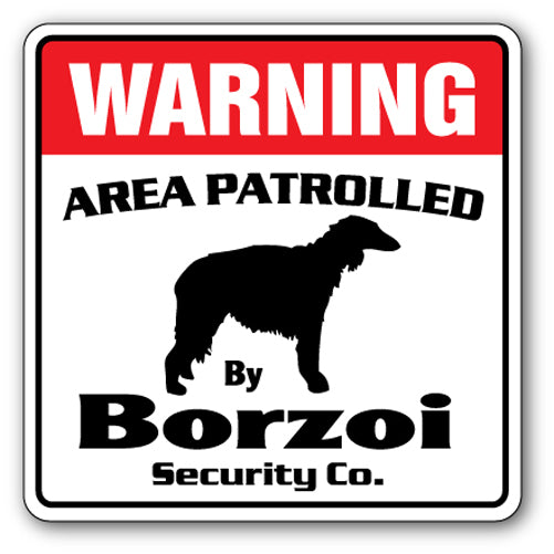 BORZOI Security Sign
