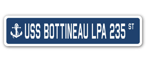 USS Bottineau Lpa 235 Street Vinyl Decal Sticker