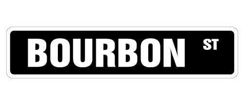 BOURBON Street Sign