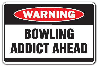 Bowling Addict Vinyl Decal Sticker
