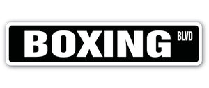 BOXING Street Sign