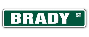 Brady Street Vinyl Decal Sticker