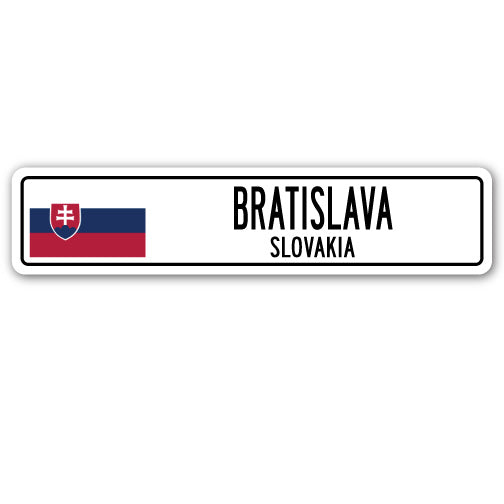 BRATISLAVA, SLOVAKIA Street Sign