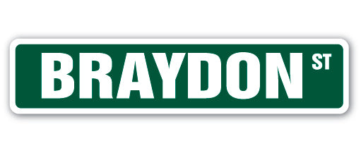 BRAYDON Street Sign