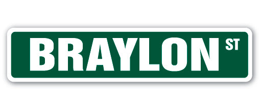 BRAYLON Street Sign