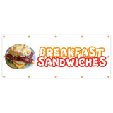 Breakfast Sandwiches Banner