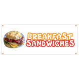 Breakfast Sandwiches Banner