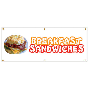 Breakfast Sandwiches Banner