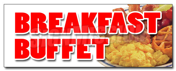 Breakfast Buffet Decal