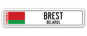 BREST, BELARUS Street Sign