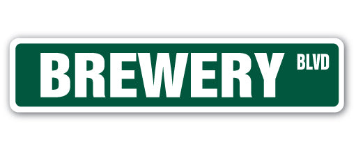 Brewery Street Vinyl Decal Sticker
