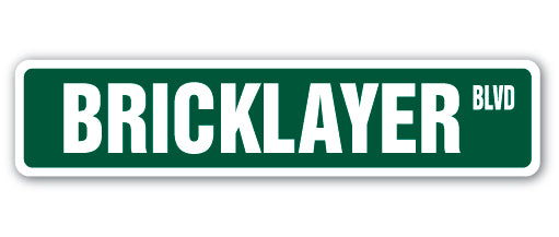 Bricklayer Street Vinyl Decal Sticker